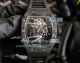 Swiss Quality Copy Richard Mille Rm27-02 Watch All Black Carbon Case Blue Rubber (1)_th.jpg
